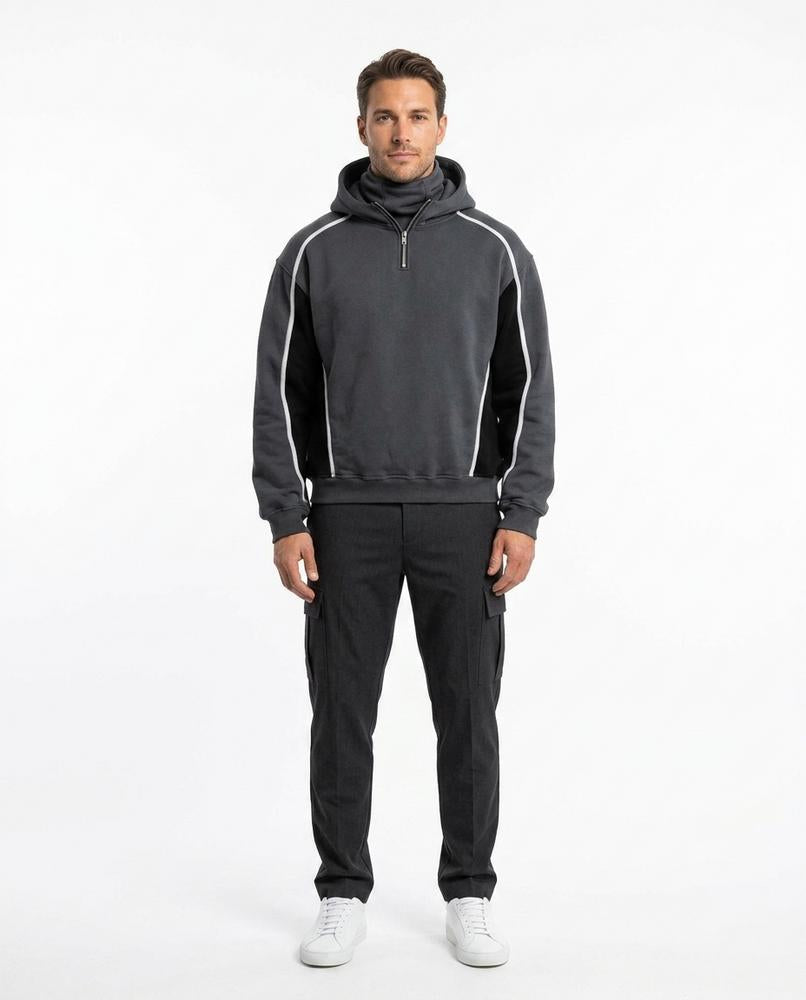 Cloppenburg Mode - Vorod | Hochschließend Zweifarbig Hoodie Unisex