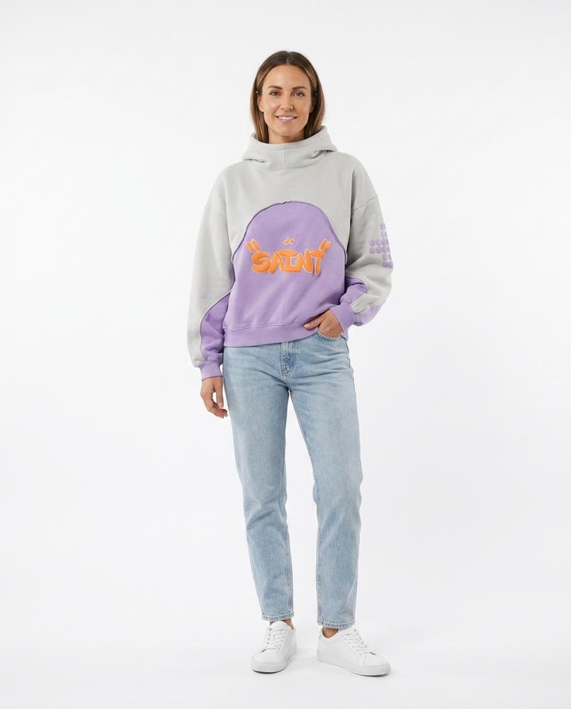 Cloppenburg Mode - Taril | Zweifarbiger Gecroppter Hoodie Unisex