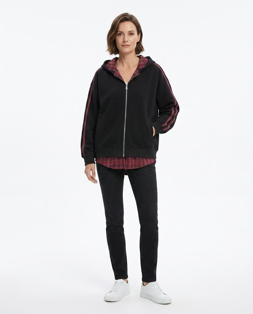 Cloppenburg Mode - Eogan | Gestreift Lagenlook Hoodie Unisex
