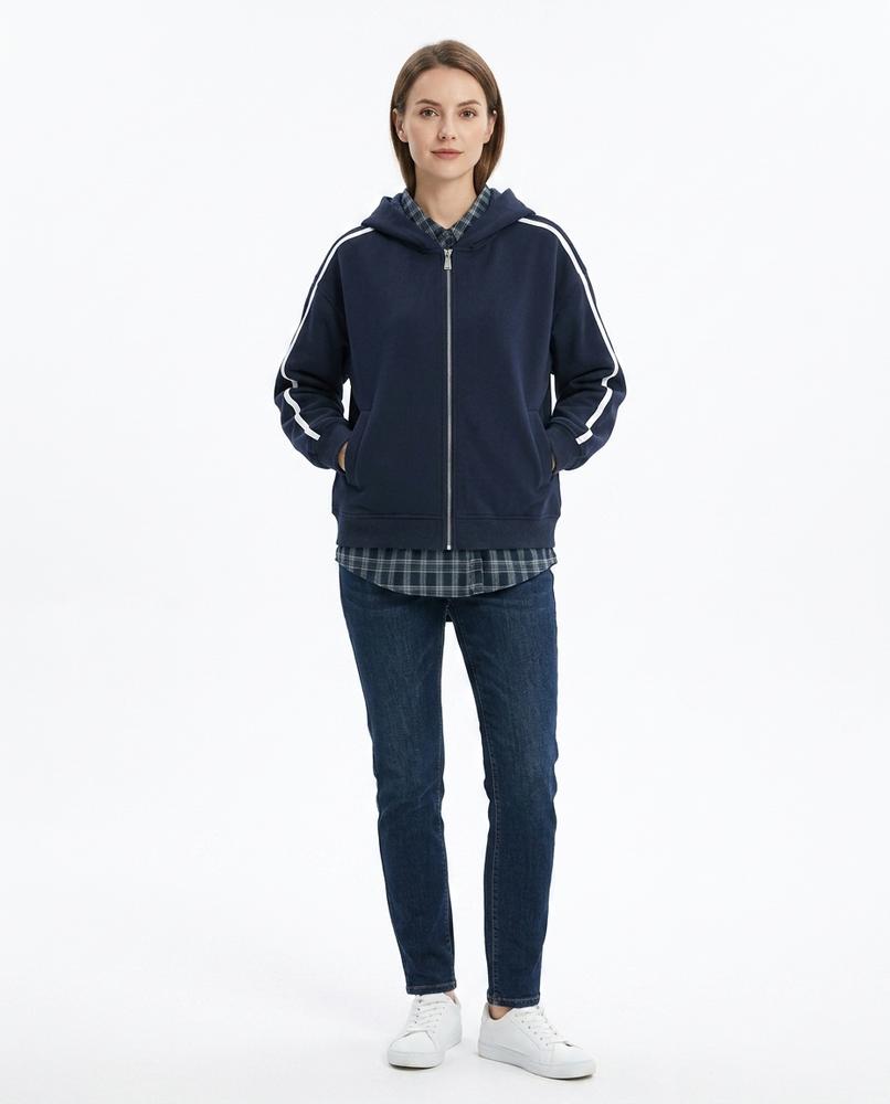 Cloppenburg Mode - Eogan | Gestreift Lagenlook Hoodie Unisex