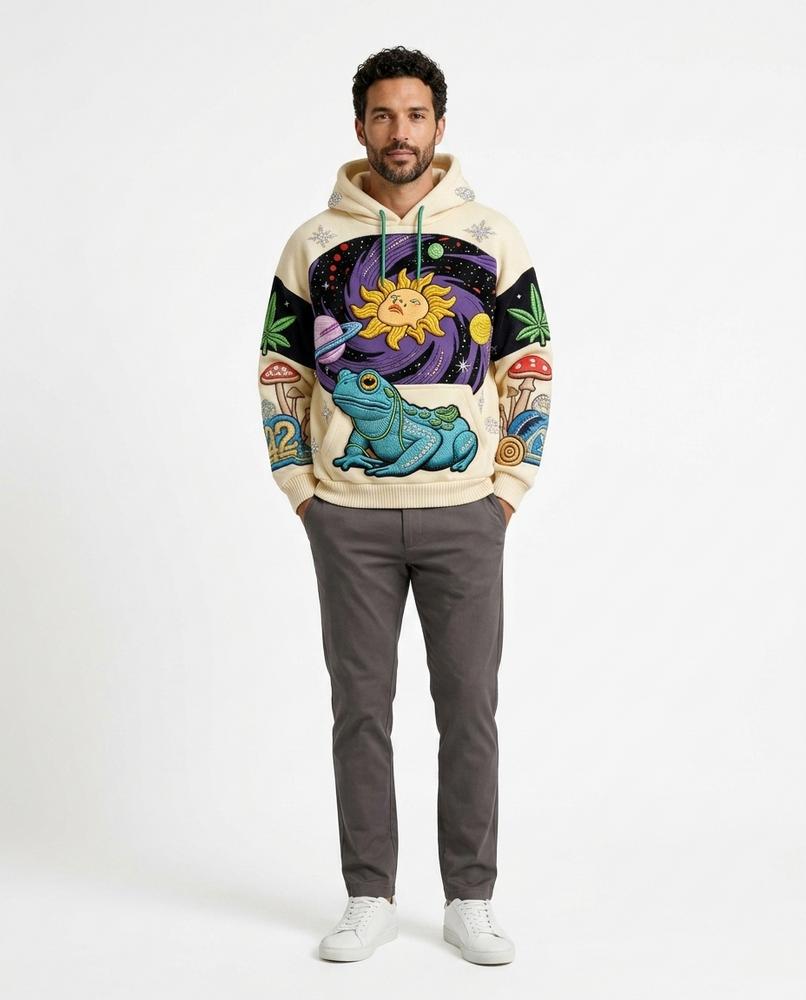 Cloppenburg Mode - Eilat | Bestickt Appliziert Hoodie Unisex