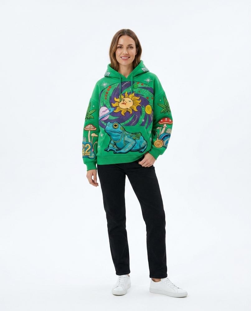 Cloppenburg Mode - Eilat | Bestickt Appliziert Hoodie Unisex