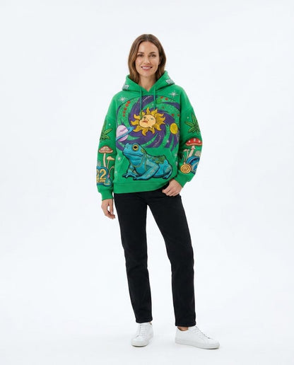Cloppenburg Mode - Eilat | Bestickt Appliziert Hoodie Unisex