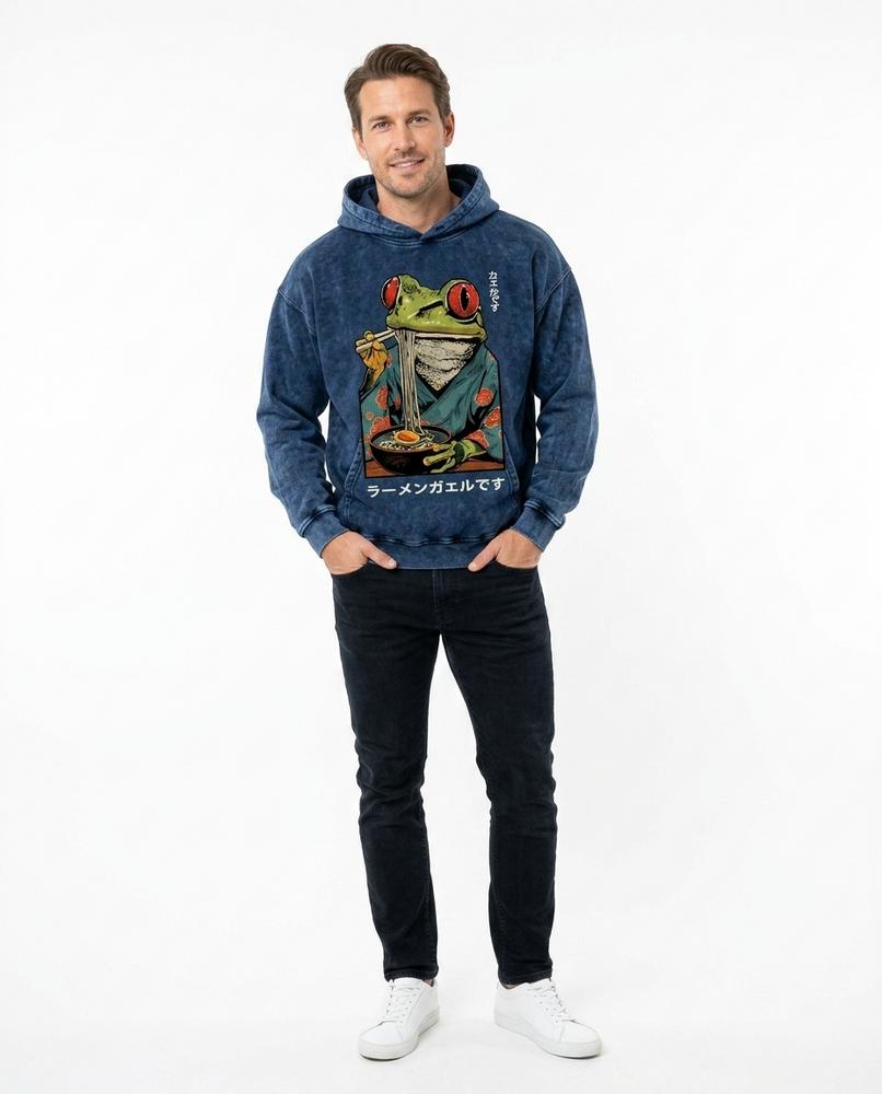 Cloppenburg Mode - Deril | Bedruckter Gewaschener Hoodie Unisex
