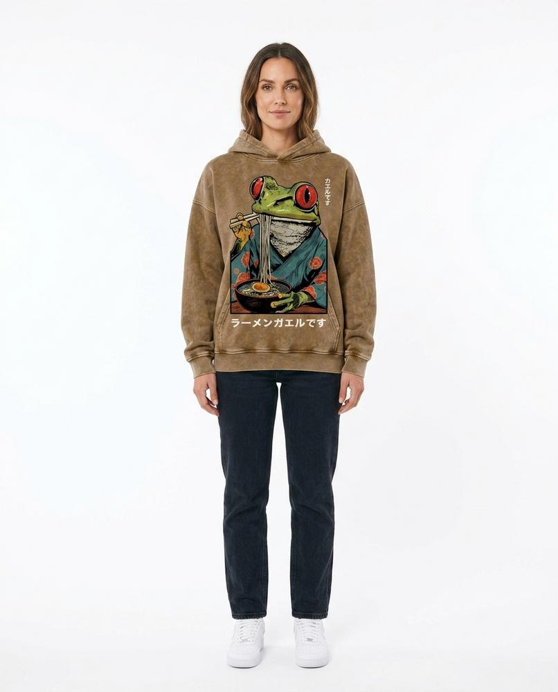 Cloppenburg Mode - Deril | Bedruckter Gewaschener Hoodie Unisex
