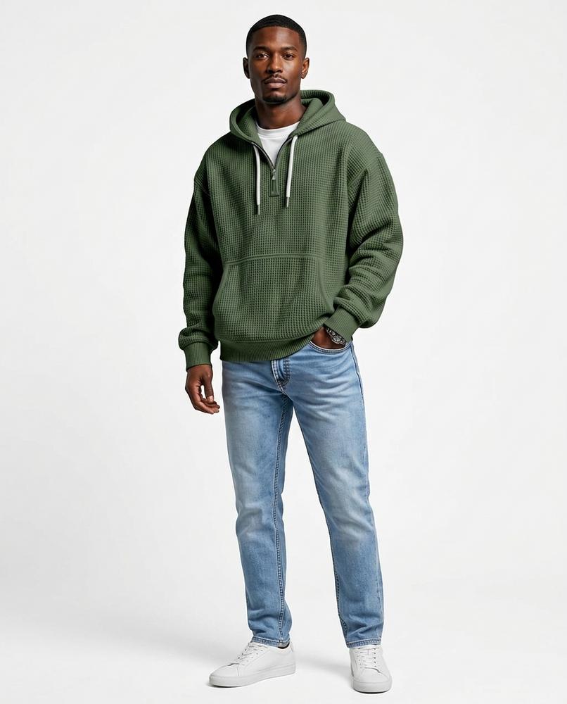 Cloppenburg Mode - Dutel | Strukturierter Waffelstrick Hoodie Herren