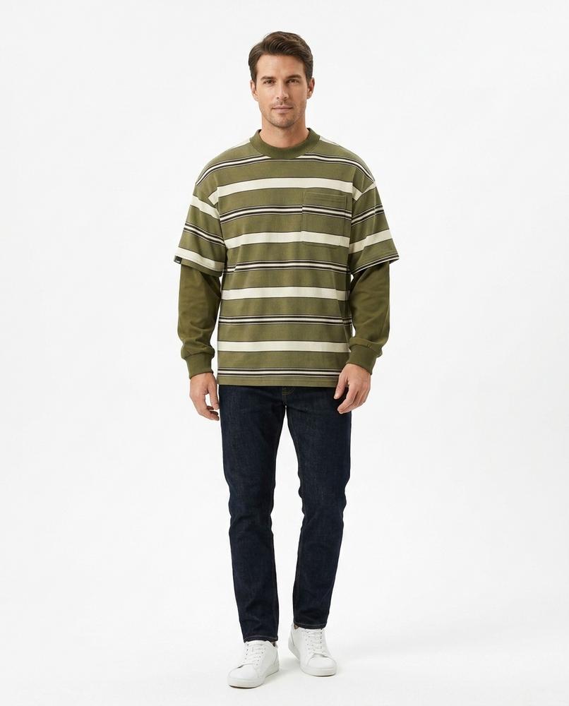 Cloppenburg Mode - Aitam | Langärmliges Gestreiftes Shirt Unisex