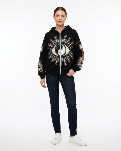 Cloppenburg Mode - Kapas | Appliziert Bestickt Hoodie Unisex