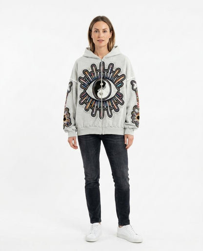 Cloppenburg Mode - Kapas | Appliziert Bestickt Hoodie Unisex