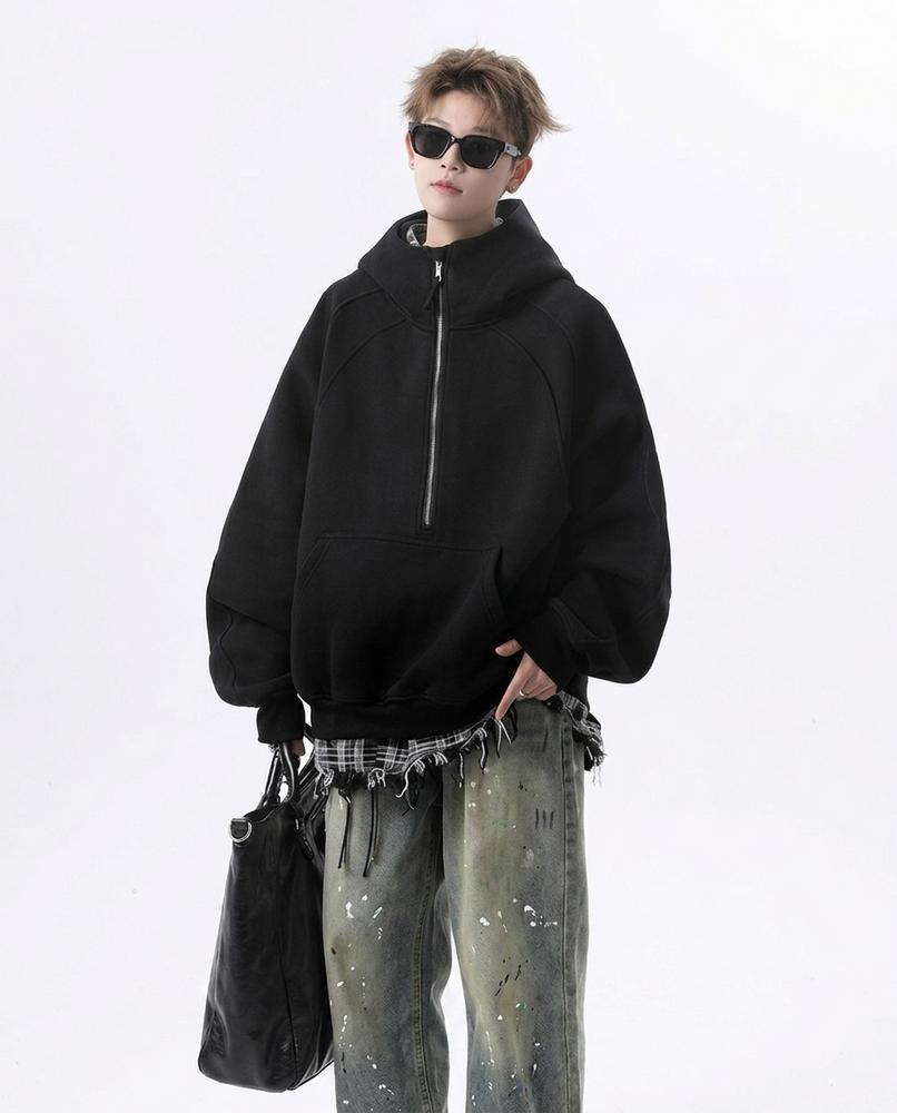 Cloppenburg Mode - Nupuv | Weit Geschnittener Hochgeschlossener Hoodie Unisex