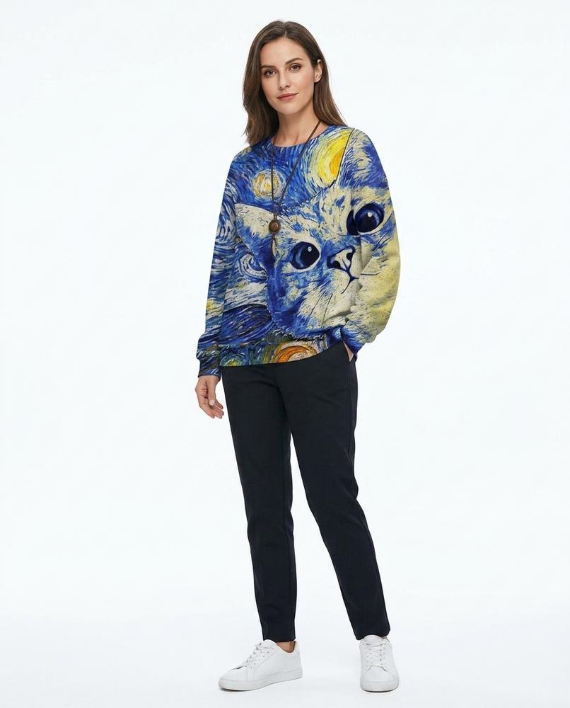 Cloppenburg Mode - Yorad | Bedruckter Langärmliger Pullover Unisex
