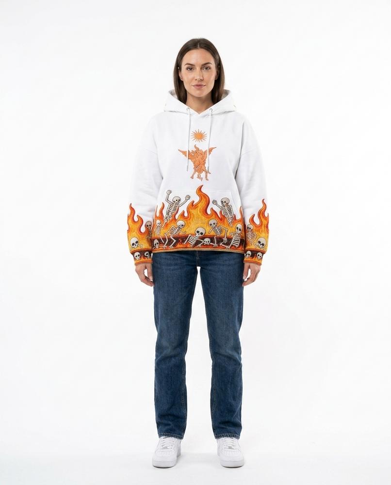 Cloppenburg Mode - Eolul | Bestickter Langärmliger Hoodie Unisex