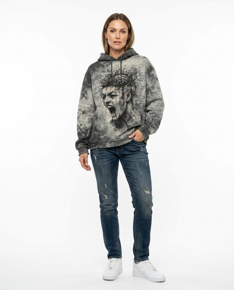 Cloppenburg Mode - Dufit | Bedruckt Verwaschen Hoodie Unisex