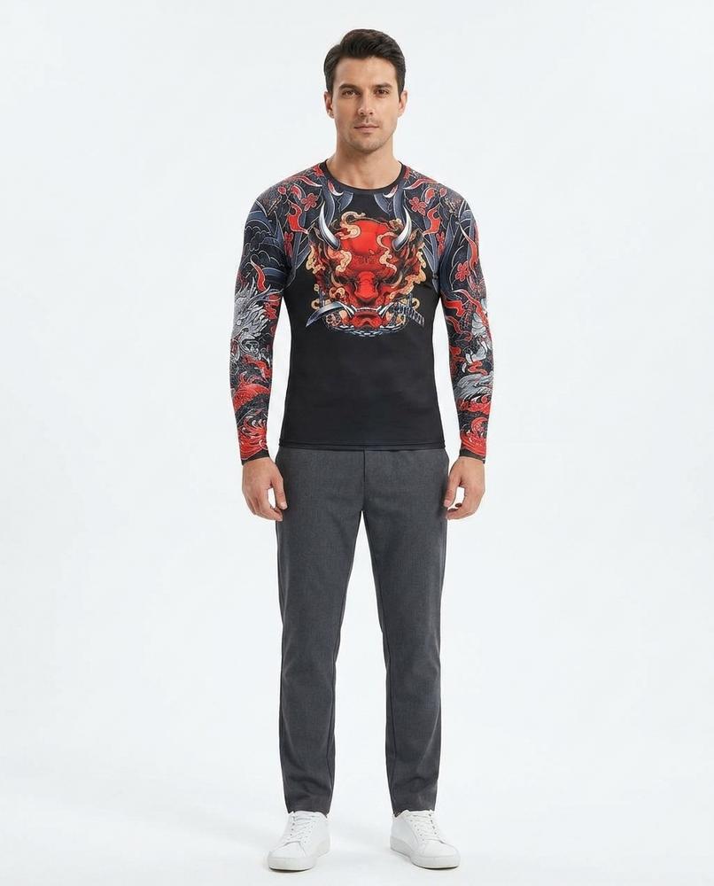 Cloppenburg Mode - Eiran | Körperbetontes Bedrucktes Shirt Herren