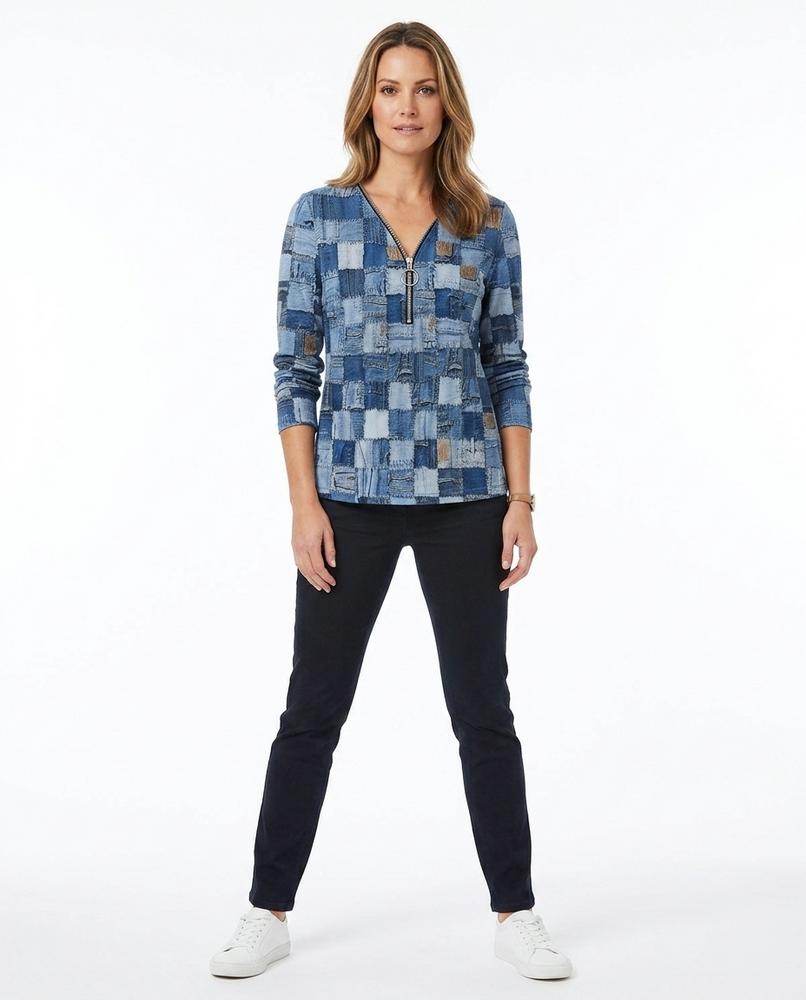Cloppenburg Mode - Vegit | Bedrucktes Gezipptes Shirt Damen