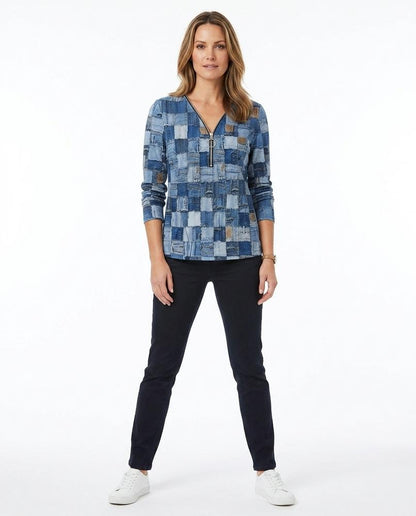 Cloppenburg Mode - Vegit | Bedrucktes Gezipptes Shirt Damen