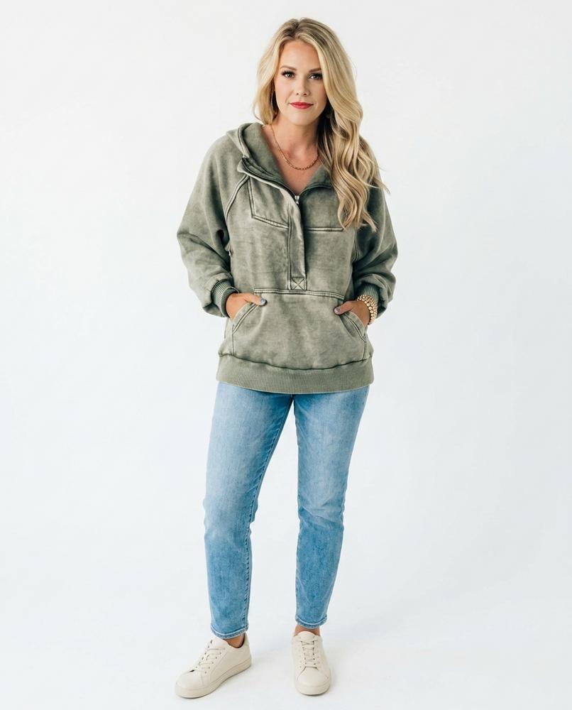Cloppenburg Mode - Civus | Gewaschener Langärmeliger Hoodie Damen