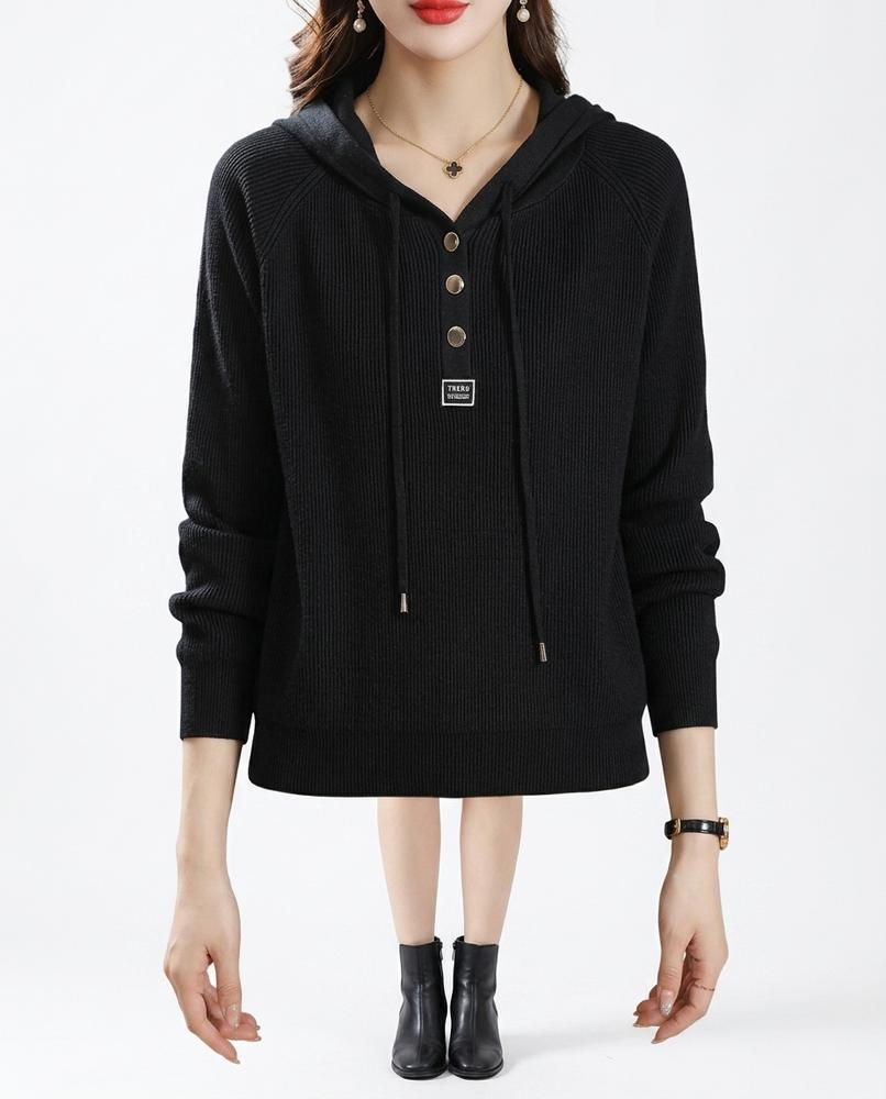 Cloppenburg Mode - Savak | Gerippt Feingestrickt Hoodie Damen