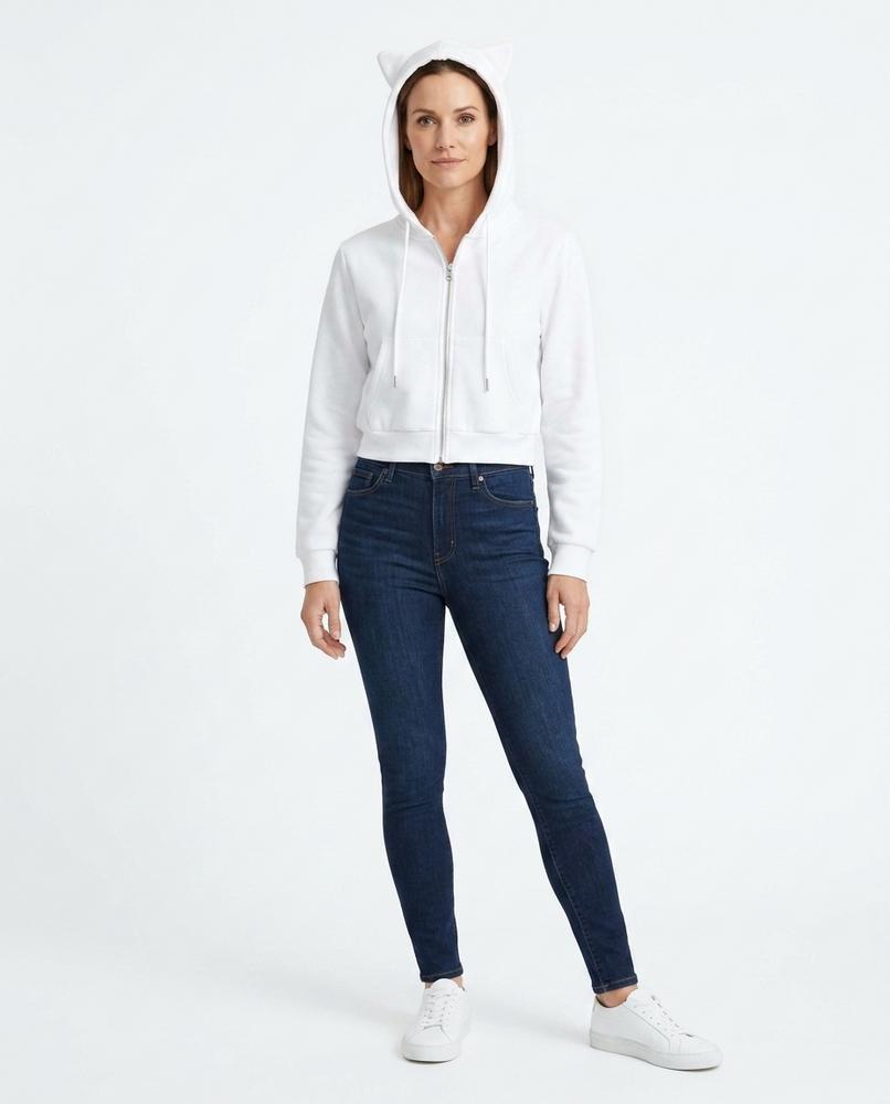 Cloppenburg Mode - Zeged | Kurzgeschnittener Gerippter Hoodie Damen
