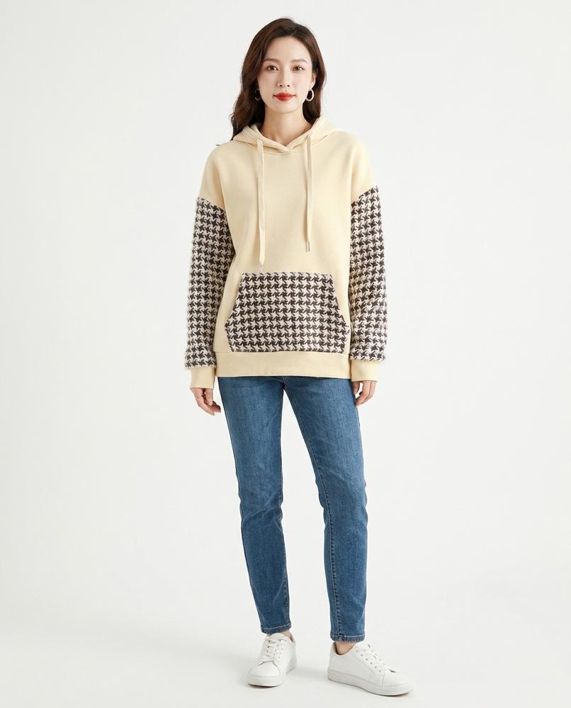 Cloppenburg Mode - Eoson | Kontrastierend Gemustert Hoodie Damen