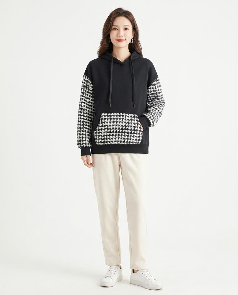 Cloppenburg Mode - Eoson | Kontrastierend Gemustert Hoodie Damen