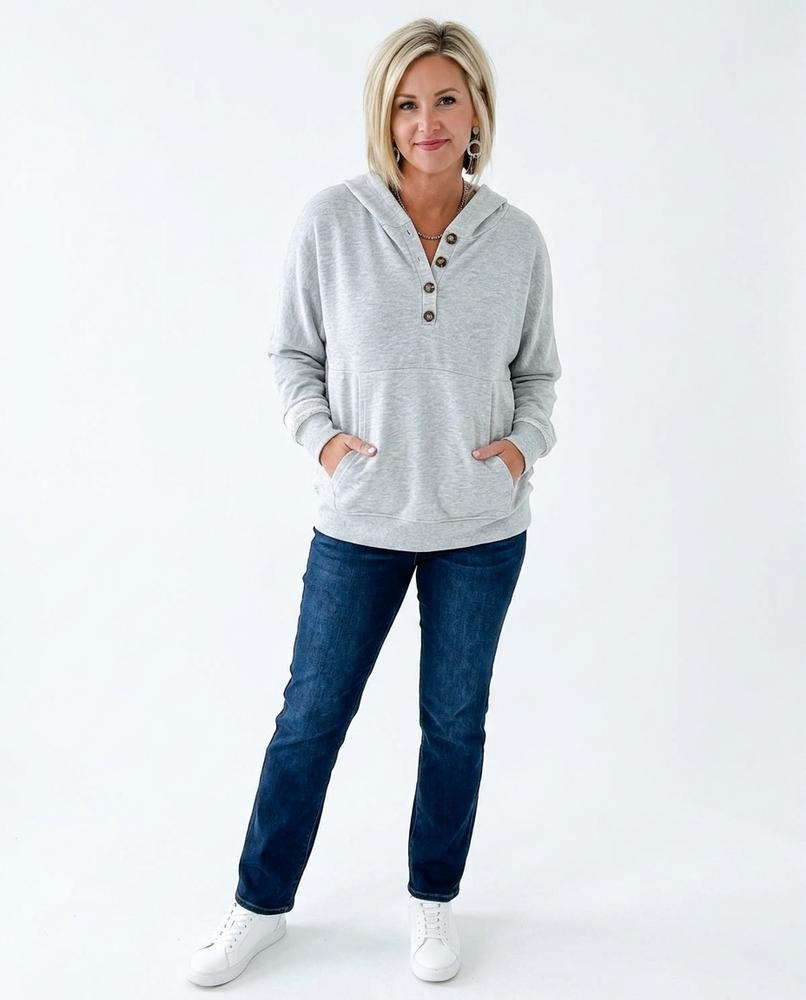 Cloppenburg Mode - Eebav | Geknöpfter Lockerer Hoodie Damen