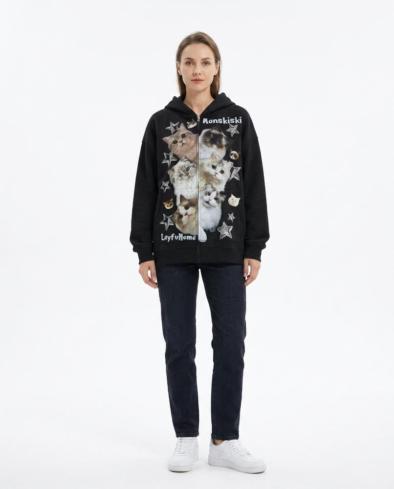 Cloppenburg Mode - Vuzav | Bedruckter Langärmliger Hoodie Unisex