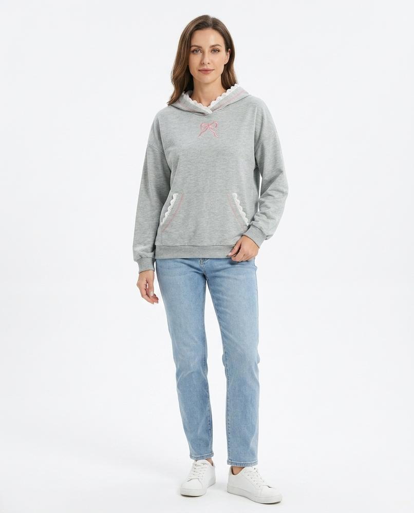 Cloppenburg Mode - Nugav | Bestickter Baumwoll Hoodie Damen