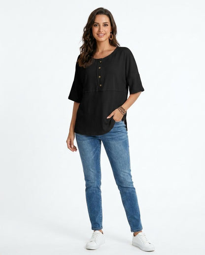 Cloppenburg Mode - Lusur | Zweifarbig Geknöpft Shirt Damen