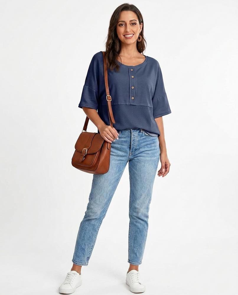 Cloppenburg Mode - Lusur | Zweifarbig Geknöpft Shirt Damen