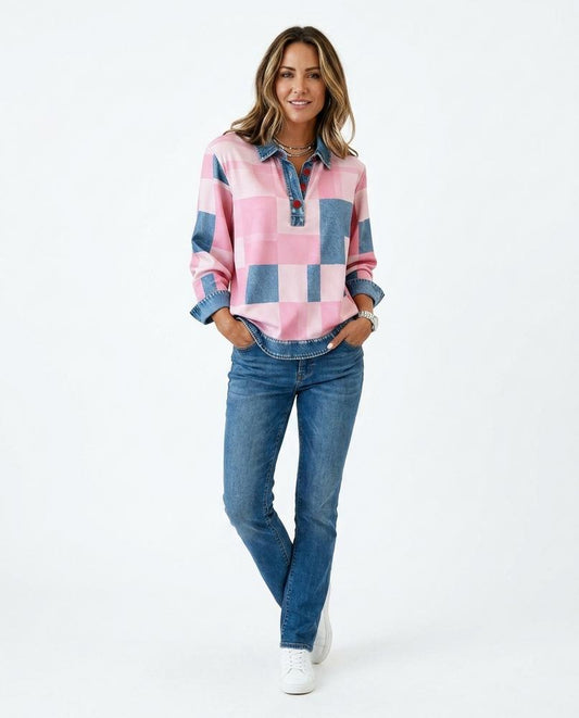 Cloppenburg Mode - Kunuk | Langärmliges Kariertes Shirt Damen