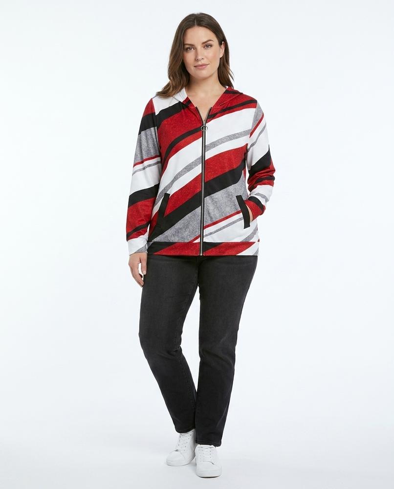Cloppenburg Mode - Donat | Gestreifter Langer Hoodie Damen