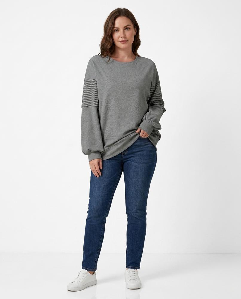 Cloppenburg Mode - Nines | Lockeres Gepatchtes Sweatshirt Damen