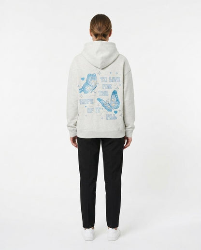 Cloppenburg Mode - Luzit | Bestickter Melierter Hoodie Damen