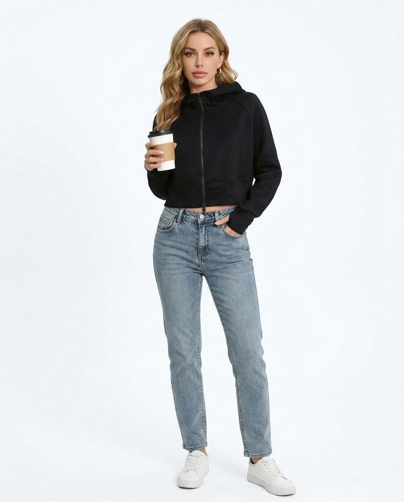 Cloppenburg Mode - Eelis | Hochgeschlossener Kurzer Hoodie Damen