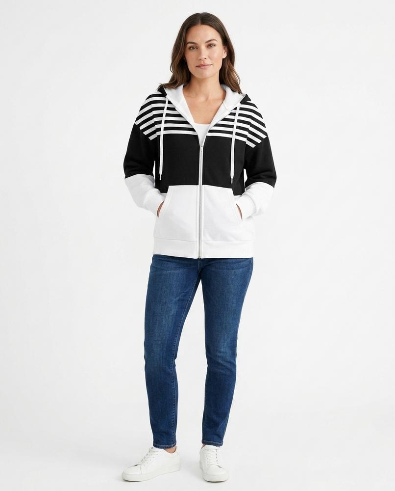 Cloppenburg Mode - Riguv | Gestreifter Zweifarbiger Hoodie Damen