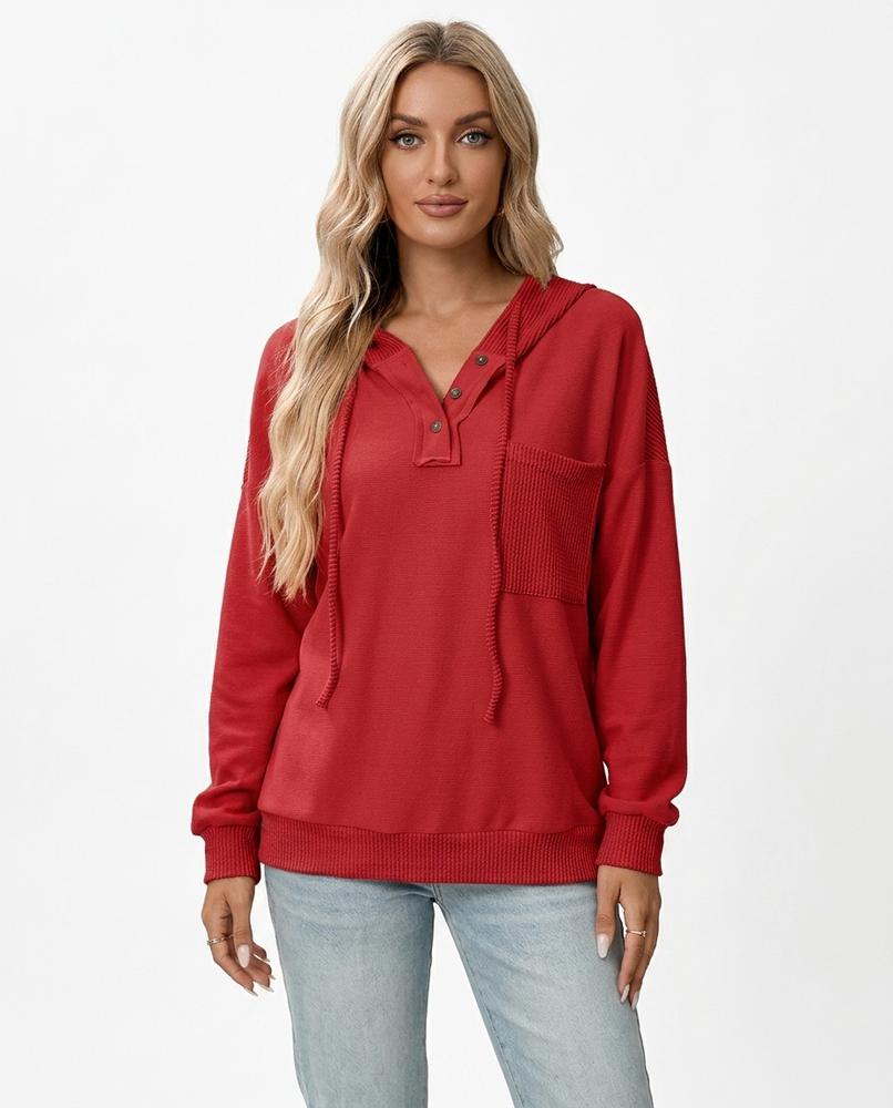 Cloppenburg Mode - Lapus | Strukturiert Zweifarbig Hoodie Damen