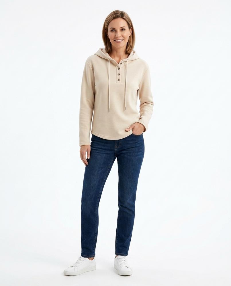 Cloppenburg Mode - Vazod | Geknöpfter Abgerundeter Hoodie Damen