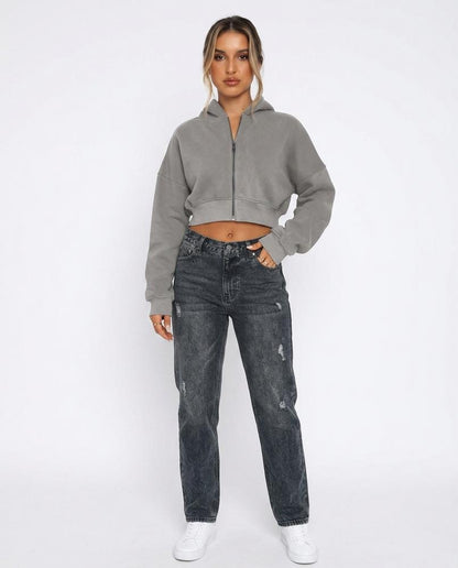 Cloppenburg Mode - Aiwid | Kurz Geschnittener Langärmliger Hoodie Damen