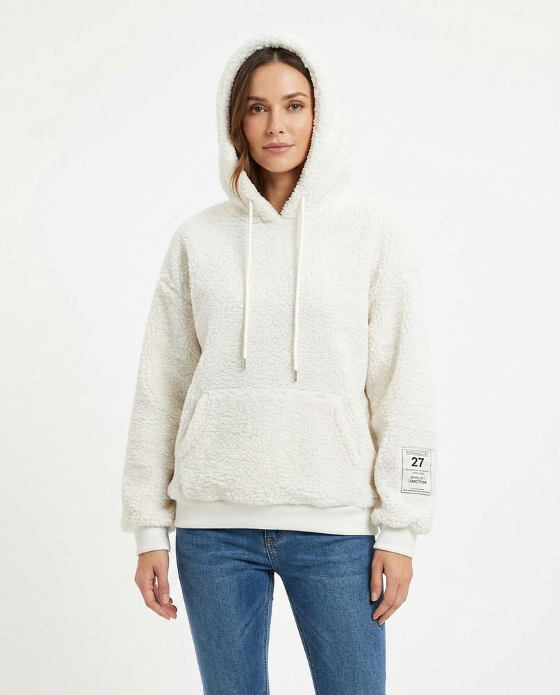 Cloppenburg Mode - Mefim | Plüschiger Weiter Hoodie Damen