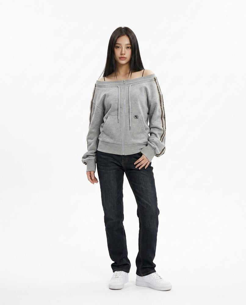 Cloppenburg Mode - Kigat | Schulterfreier Bestickter Hoodie Damen