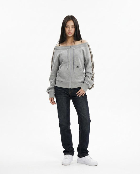 Cloppenburg Mode - Kigat | Schulterfreier Bestickter Hoodie Damen