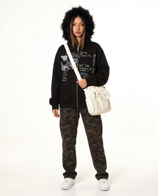 Cloppenburg Mode - Votol | Bedruckter Langärmliger Hoodie Unisex