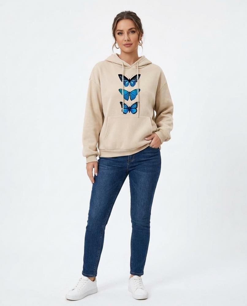 Cloppenburg Mode - Serir | Langärmliger Bedruckter Hoodie Damen