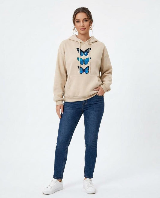 Cloppenburg Mode - Serir | Langärmliger Bedruckter Hoodie Damen