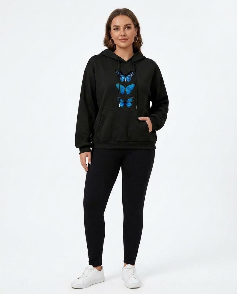 Cloppenburg Mode - Serir | Langärmliger Bedruckter Hoodie Damen