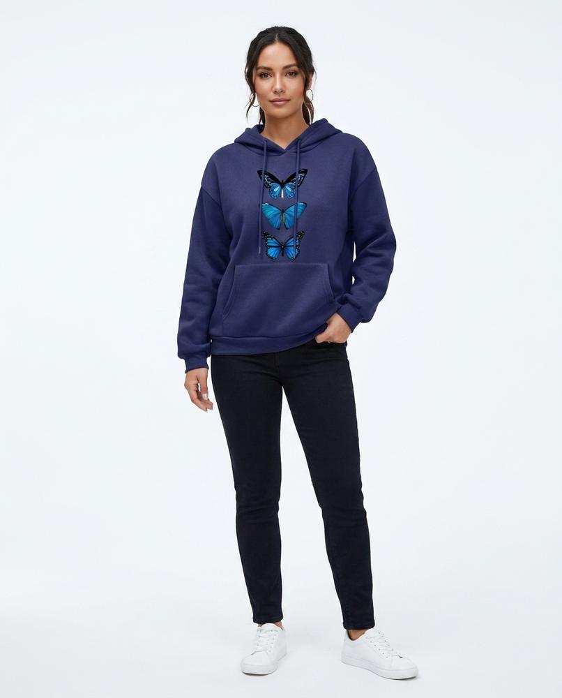 Cloppenburg Mode - Serir | Langärmliger Bedruckter Hoodie Damen