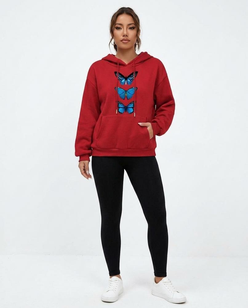 Cloppenburg Mode - Serir | Langärmliger Bedruckter Hoodie Damen