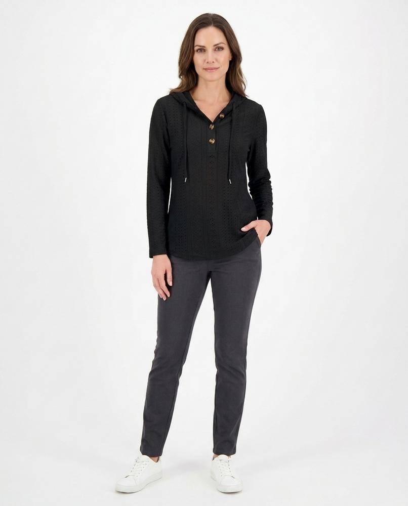 Cloppenburg Mode - Vatad | Durchbrochen Geknöpft Hoodie Damen