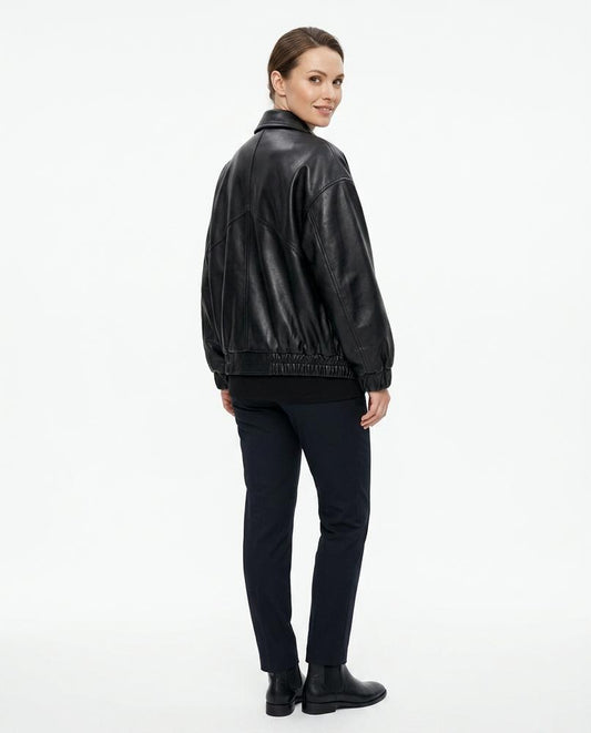 Cloppenburg Mode - Nudad | Geraffte Leder Jacke Unisex